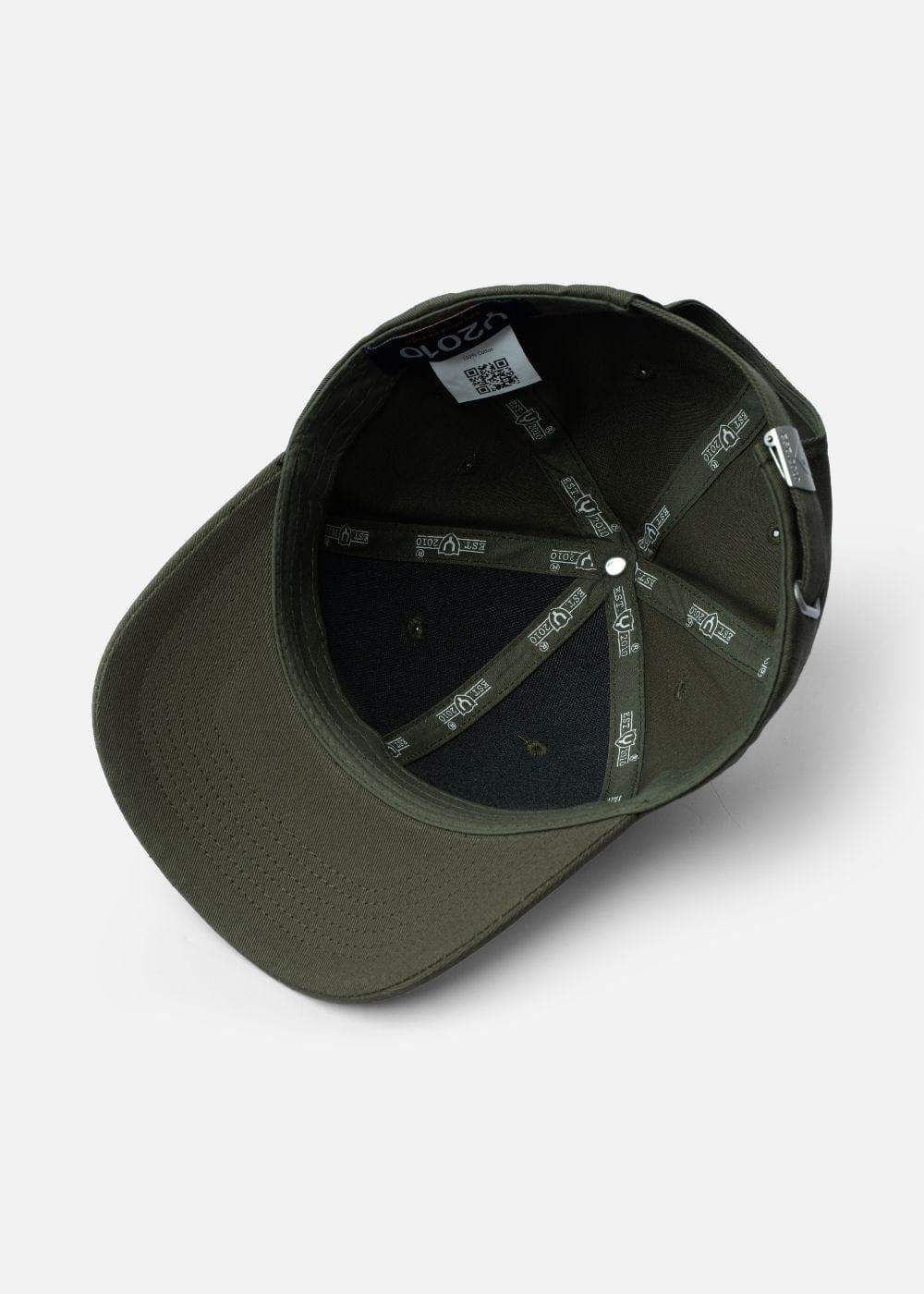 Nón Baseball Cap Kaki Đứng Form #Y2010 02 Xanh Lá Đậm - YaMe.vn