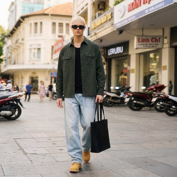 Mặc Đẹp Chẳng Cần Nghĩ Với Top 9 Áo Sơ Mi Khoác Nam Đa Năng