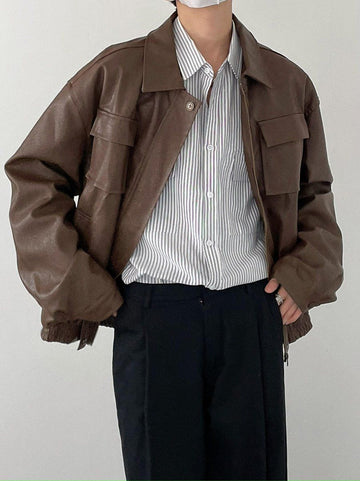 Áo khoác da nam: Bí quyết chọn và phối đồ nam tính, bền đẹp