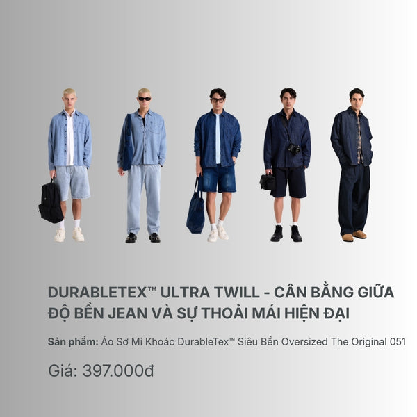 DurableTex™ Là Gì? Bí Mật Giúp Quần Jean YaMe Bền Bỉ Gấp Đôi, Bất Chấp Mọi Hoạt Động