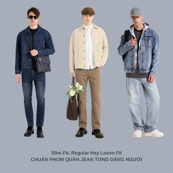Slim Fit, Regular Hay Loose Fit? Hướng Dẫn Chọn Phom Quần Jean YaMe Chuẩn Từng Dáng Người