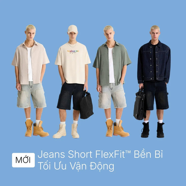 Short Jean The Original 042: Khi kỹ thuật Workwear tối ưu hóa phom dáng Baggy.