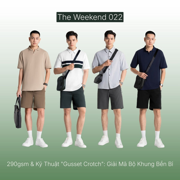 290gsm & Kỹ Thuật "Gusset Crotch": Giải Mã Bộ Khung Bền Bỉ Của Quần Short The Weekend 022