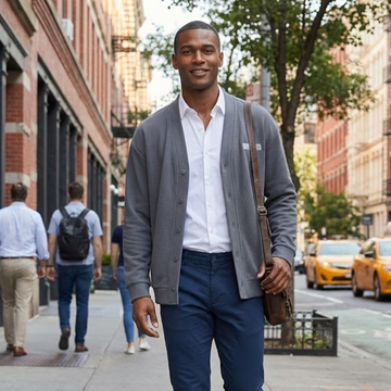 Cách phối cardigan nam: Từ văn phòng tới cuối tuần