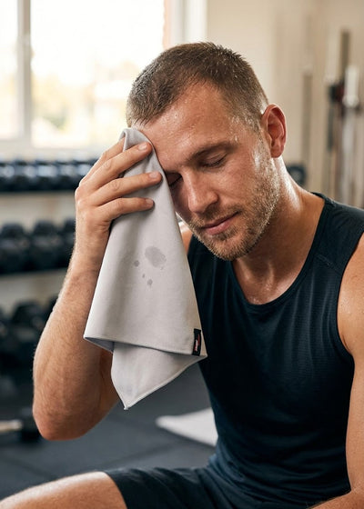 Cách lau mồ hôi tập gym khô ráo tức thì mà không rát mặt.
