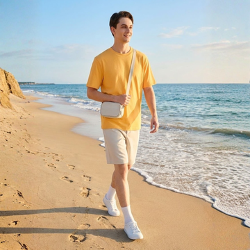 Phối đồ nam với tông vàng chanh (lemon yellow) năng động cho ngày hè