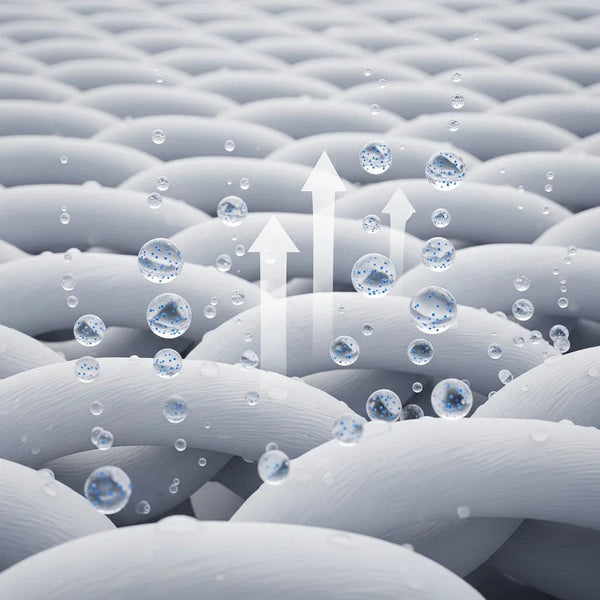 Vải điều hòa thân nhiệt (Phase Change Material - PCM).