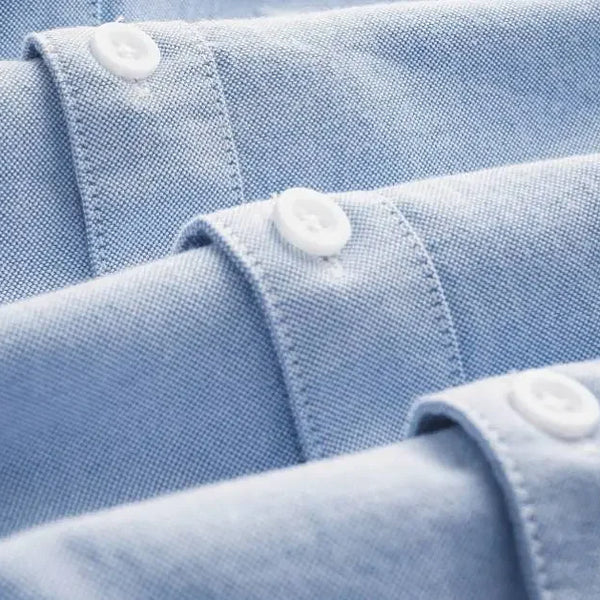 Vải Oxford – Bề mặt hơi nhám, phong cách casual bụi bặm.