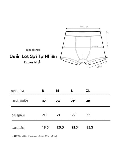 Quần Lót Nam Boxer Bamboo Mềm Mại Kháng Khuẩn #Y2010 M2 Đen - YaMe.vn