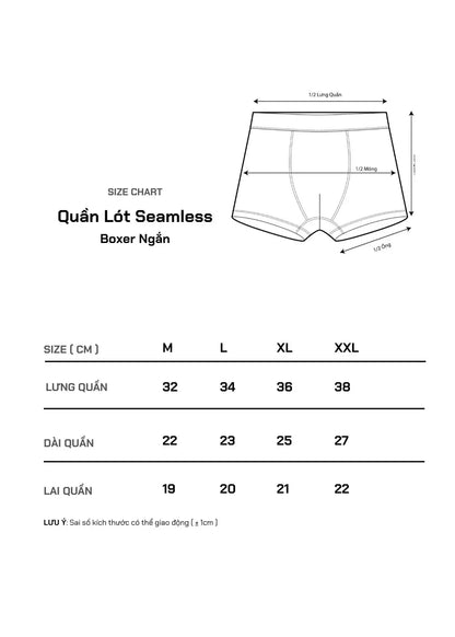 Quần Lót Nam Boxer Seamless Mềm Siêu Co Giãn #Y2010 M2 Combo 3 Free Color - YaMe.vn