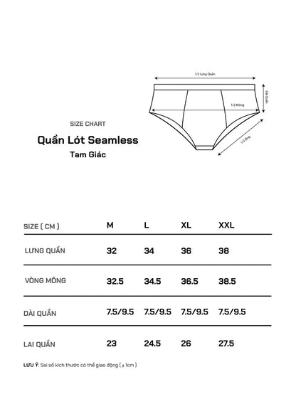Quần lót nam Tam Giác Seamless Mềm Siêu Co Giãn #Y2010 M6 Xám Đậm - YaMe.vn