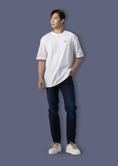 Quần Jeans Slim Fit Mềm Mịn Mát The Original 02 Xanh Dương Đậm - YaMe.vn
