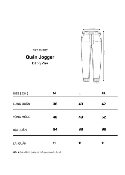 Quần Jogger Mềm Mịn Mát The Minimalist 003 Đen - YaMe.vn