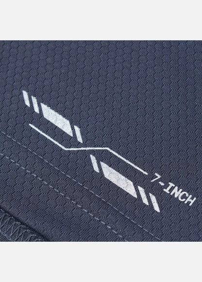 Quần Short Thun 7 Inch Vải Hexagon Thoáng Khí Beginner 05 Xám Đậm - YaMe.vn
