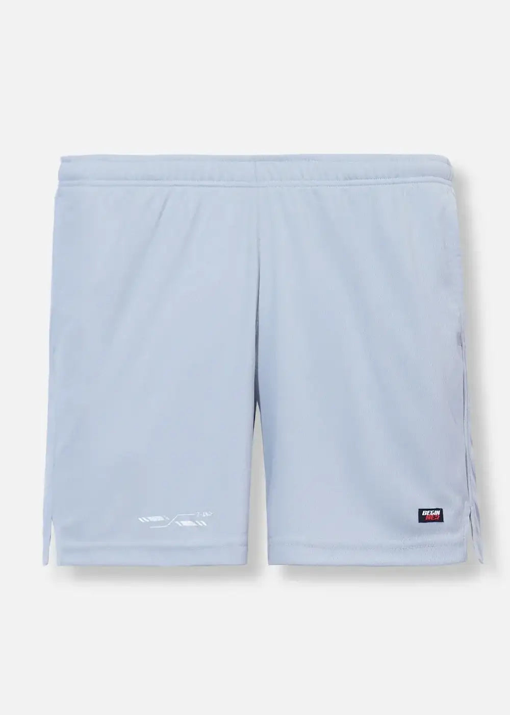 Quần Short Thun 7 Inch Vải Hexagon Thoáng Khí Beginner 05 Xám Nhạt - YaMe.vn
