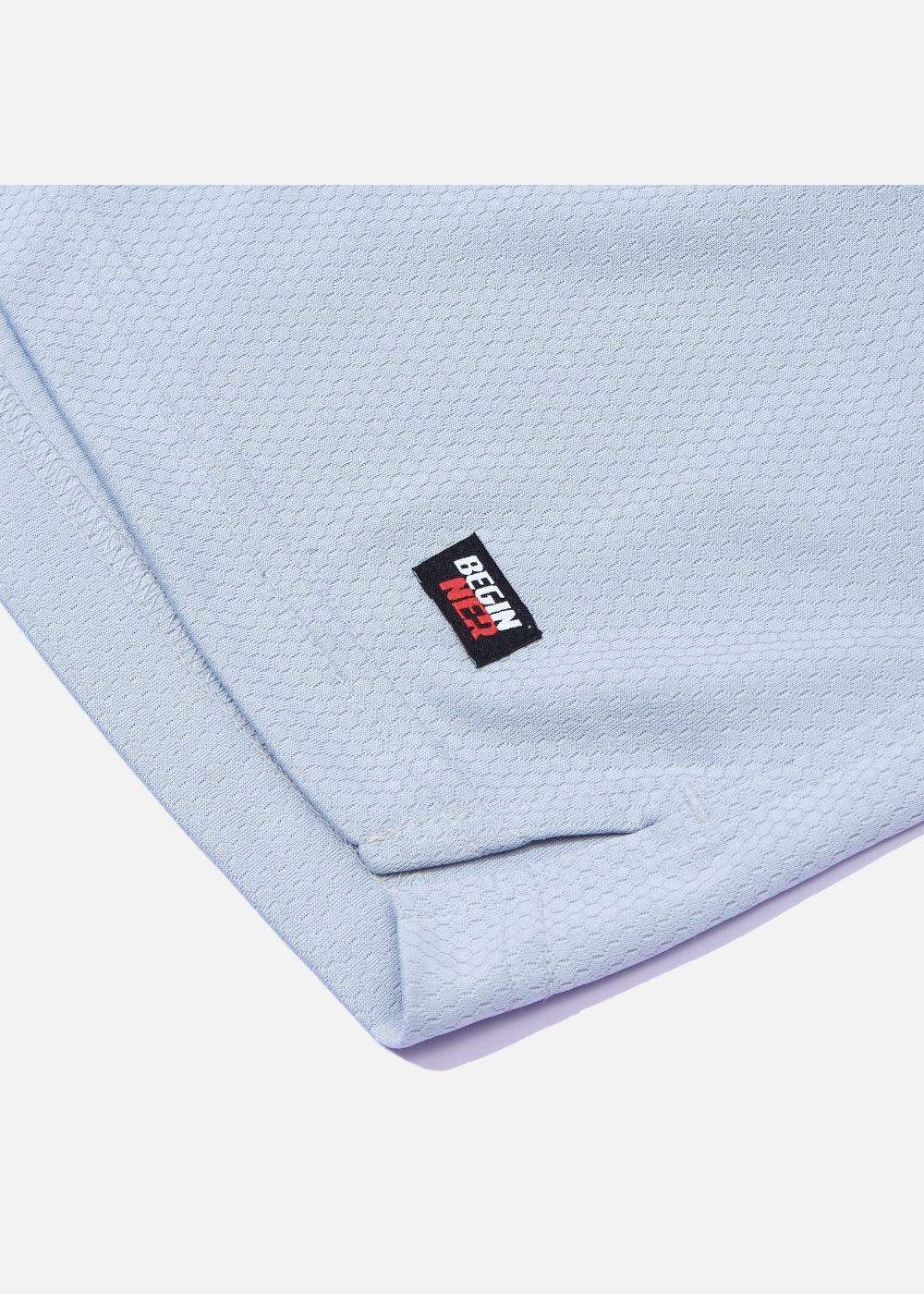 Quần Short Thun 7 Inch Vải Hexagon Thoáng Khí Beginner 05 Xám Nhạt - YaMe.vn