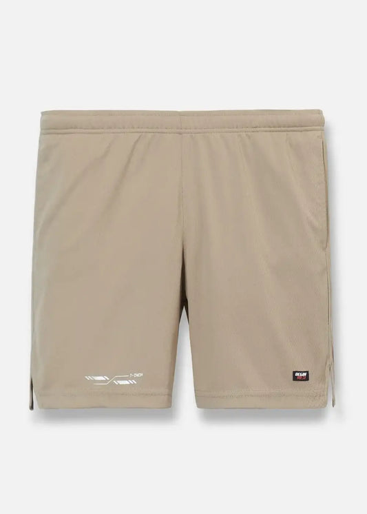 Quần Short Thun 7 Inch Vải Hexagon Thoáng Khí Beginner 05 Nâu - YaMe.vn