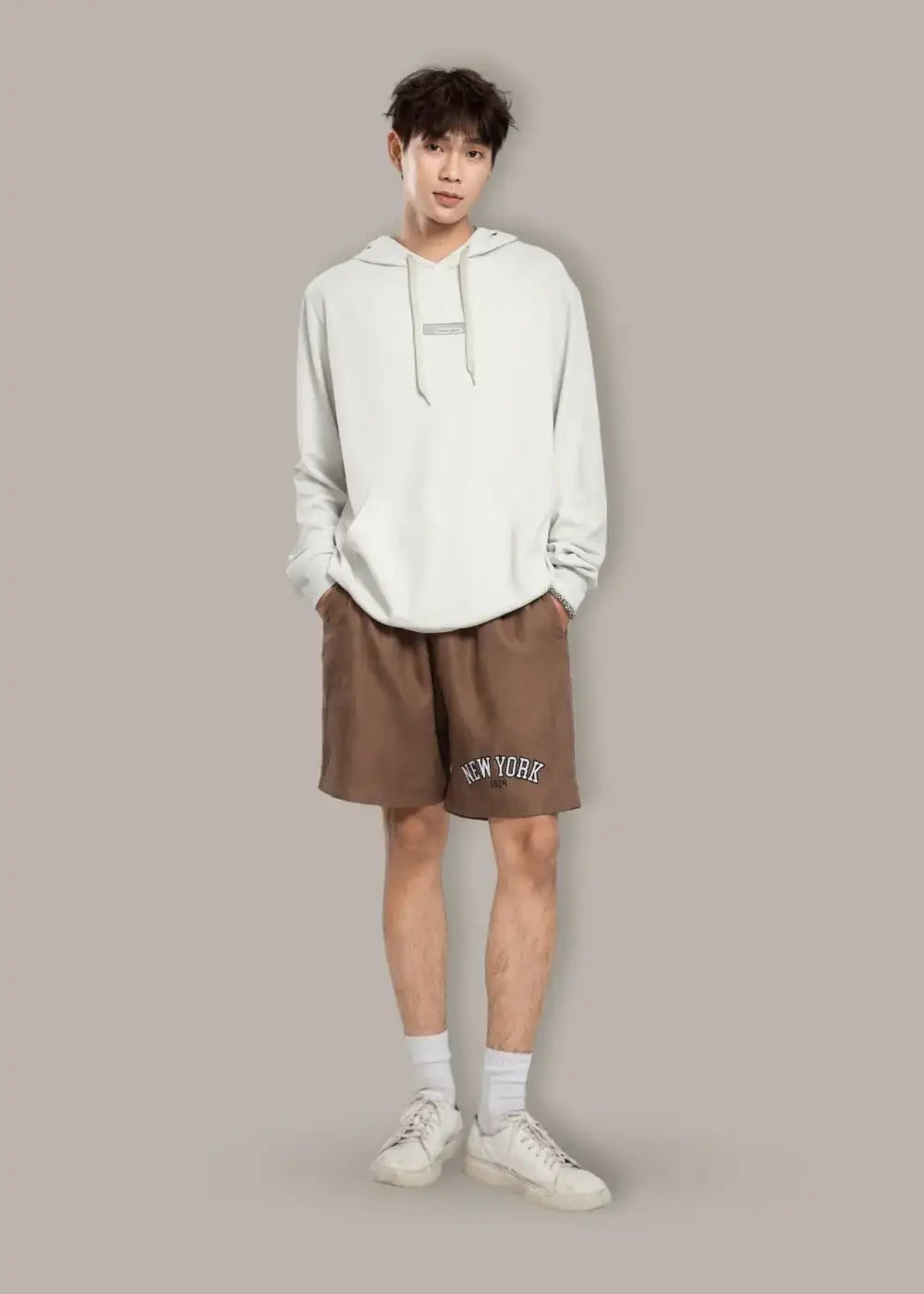 Áo Khoác Hoodie Waffle Thoáng Khí Seventy Seven 39 Be - YaMe.vn