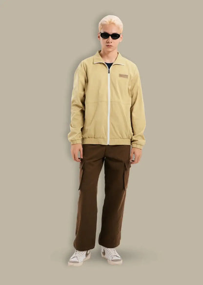 Áo Khoác Kaki Chống Nắng Bền Bỉ Seventy Seven 08 Vàng Nhạt - YaMe.vn