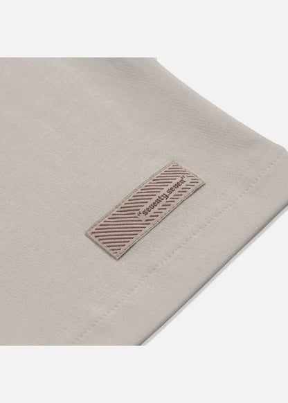 Áo Thun Tay Dài Cotton Phối Màu Seventy Seven 16 Nâu Nhạt - YaMe.vn