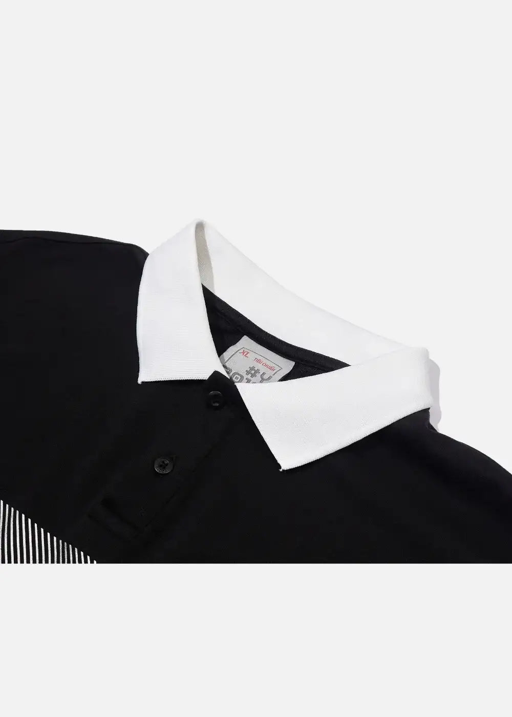 Áo Polo Tay Dài Seventy Seven 20 Đen - YaMe.vn