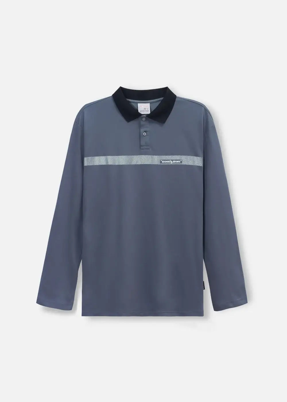 Áo Polo Tay Dài Seventy Seven 20 Xám - YaMe.vn