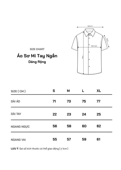 Áo Sơ Mi Tay Ngắn Vải Nhung Corduroy Retro Ít Nhăn Seventy Seven 22 Nâu Nhạt - YaMe.vn