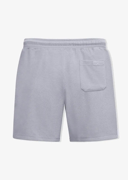 Quần Short Nam Thun Waffle 7 Inch Thoáng Khí Seventy Seven 30 Xám Nhạt - YaMe.vn