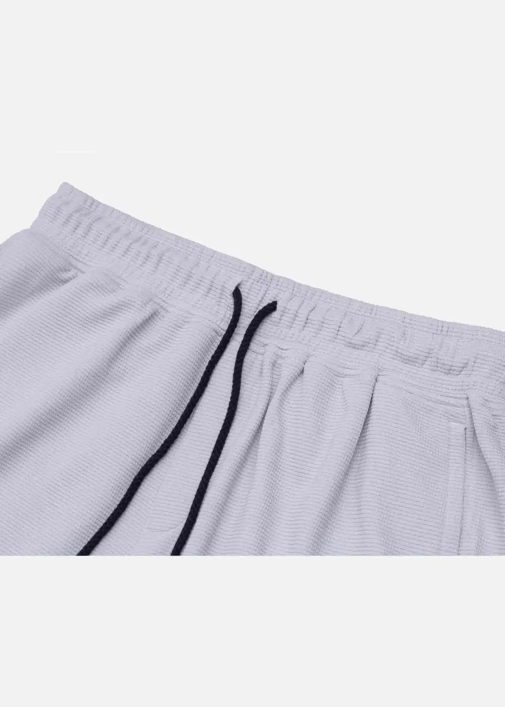 Quần Short Nam Thun Waffle 7 Inch Thoáng Khí Seventy Seven 30 Xám Nhạt - YaMe.vn