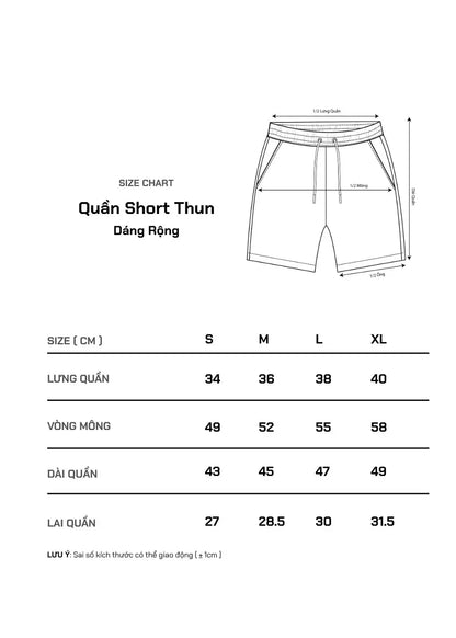 Quần Short Nam Thun Waffle 7 Inch Thoáng Khí Seventy Seven 30 Trắng - YaMe.vn