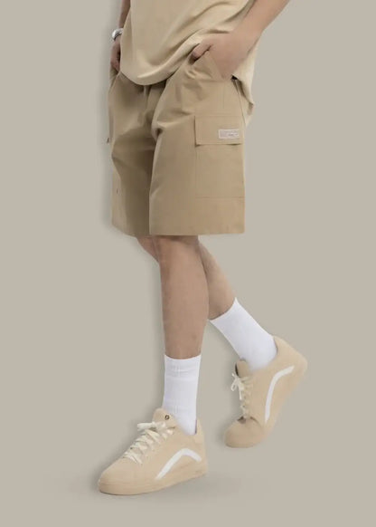 Quần Short Cargo 7 Inch Dù Trượt Nước Seventy Seven 31 Nâu - YaMe.vn
