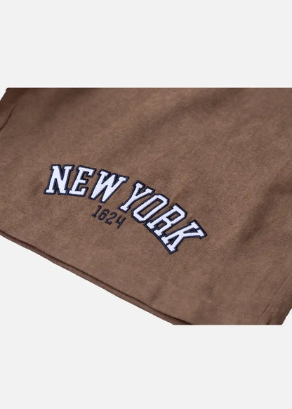 Quần Short Nam Corduroy Lưng Thun Seventy Seven 32 Nâu Đậm - YaMe.vn