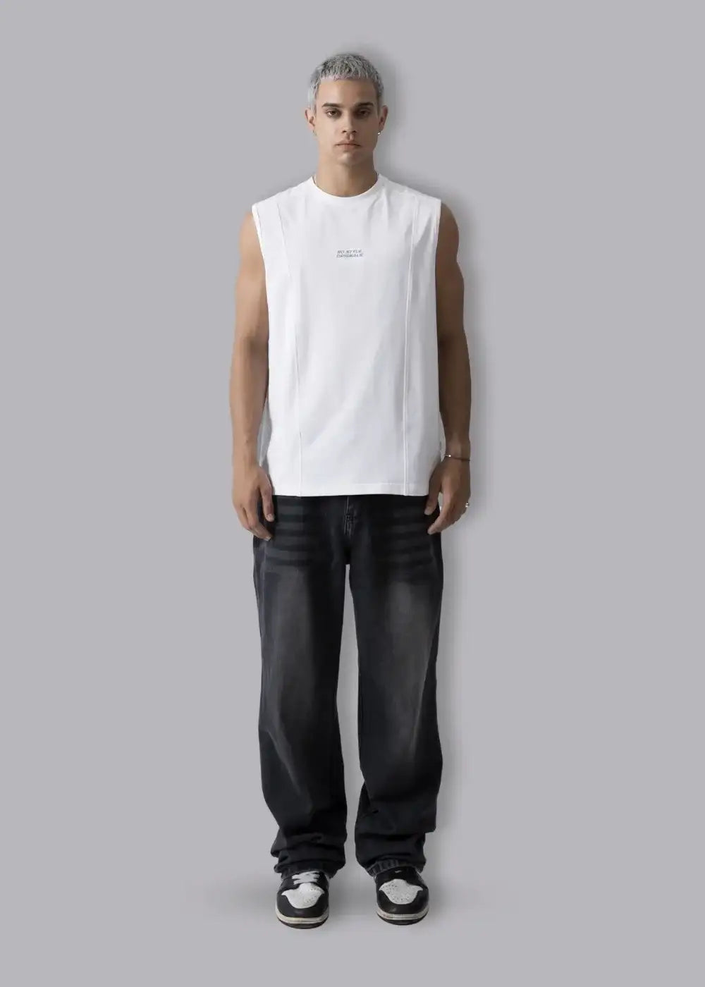 Áo Thun 3 Lỗ Cotton Siêu Mềm No Style M21 Trắng - YaMe.vn