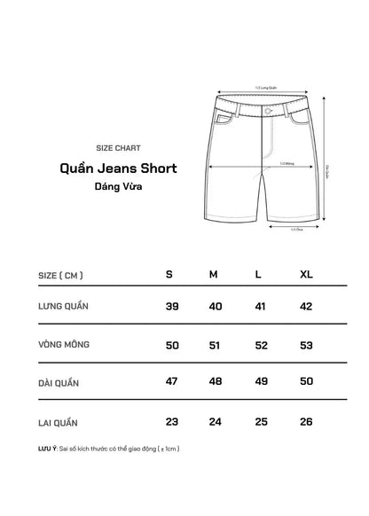 Quần Short Jeans 9 Inch Bền The Original M029 Xanh Dương Nhạt - YaMe.vn