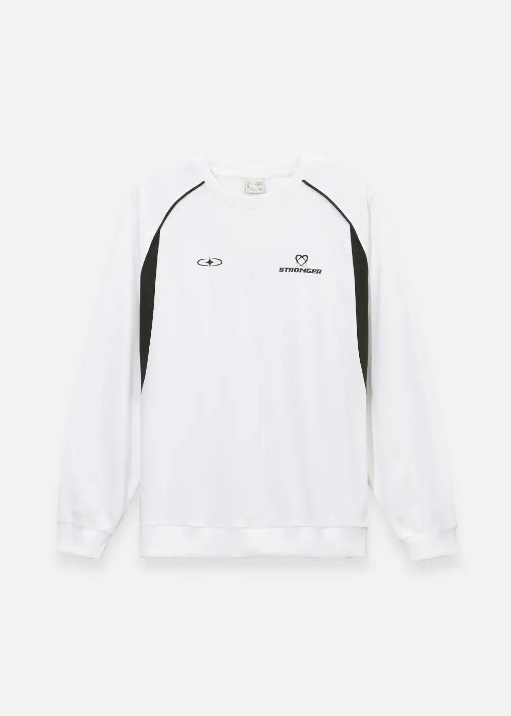 Áo Thun Sweater Raglan No Style M16 Trắng - YaMe.vn