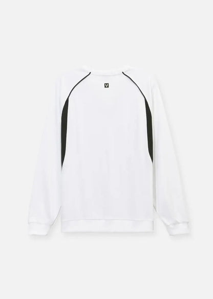 Áo Thun Sweater Raglan No Style M16 Trắng - YaMe.vn