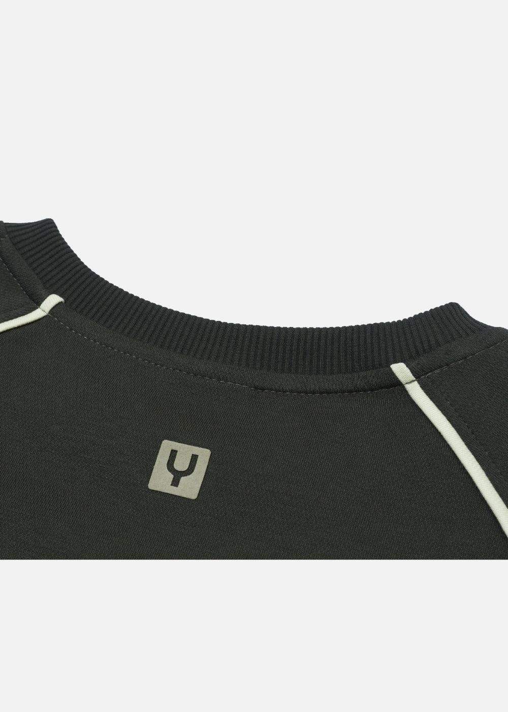 Áo Thun Sweater Raglan No Style M16 Xanh Lá Đậm - YaMe.vn
