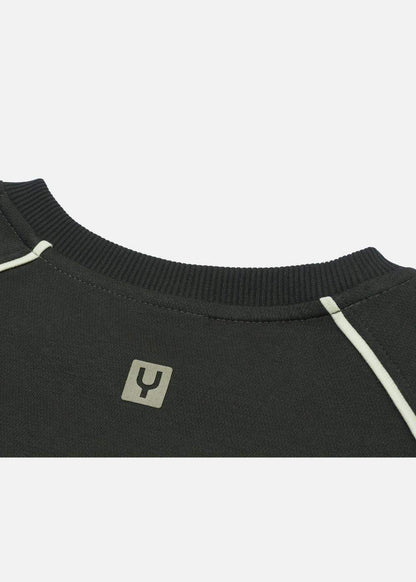 Áo Thun Sweater Raglan No Style M16 Xanh Lá Đậm - YaMe.vn