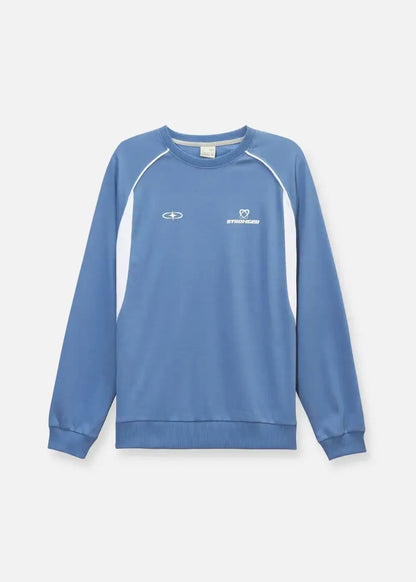 Áo Thun Sweater Raglan No Style M16 Xanh Dương - YaMe.vn