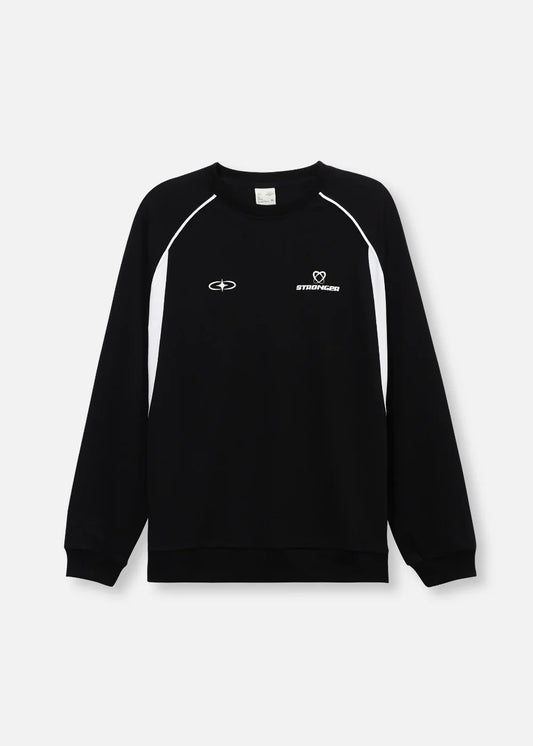 Áo Thun Sweater Raglan No Style M16 Đen - YaMe.vn