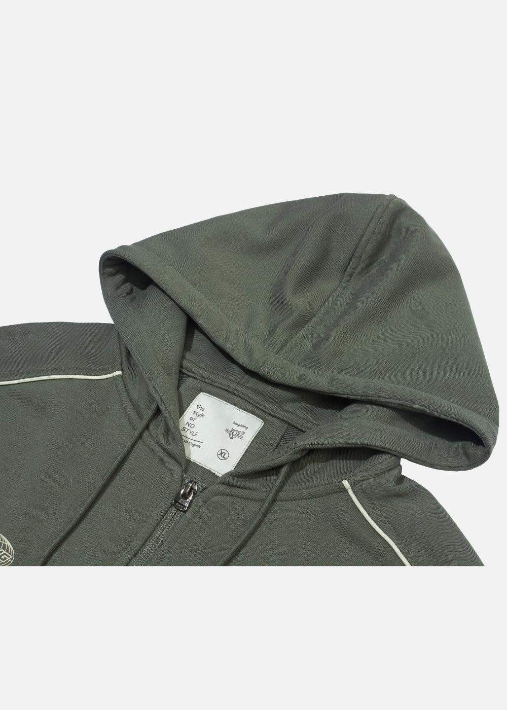 Áo Khoác Thun Chống Nắng Dây Kéo No Style M51 Xanh Lá Đậm - YaMe.vn