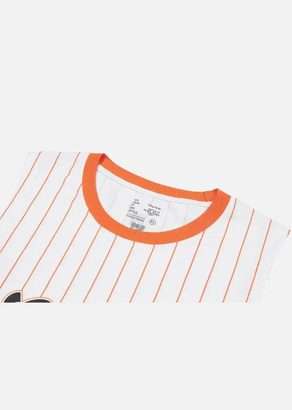 Áo Thun 3 Lỗ Sọc Cotton No Style M23 Trắng - YaMe.vn