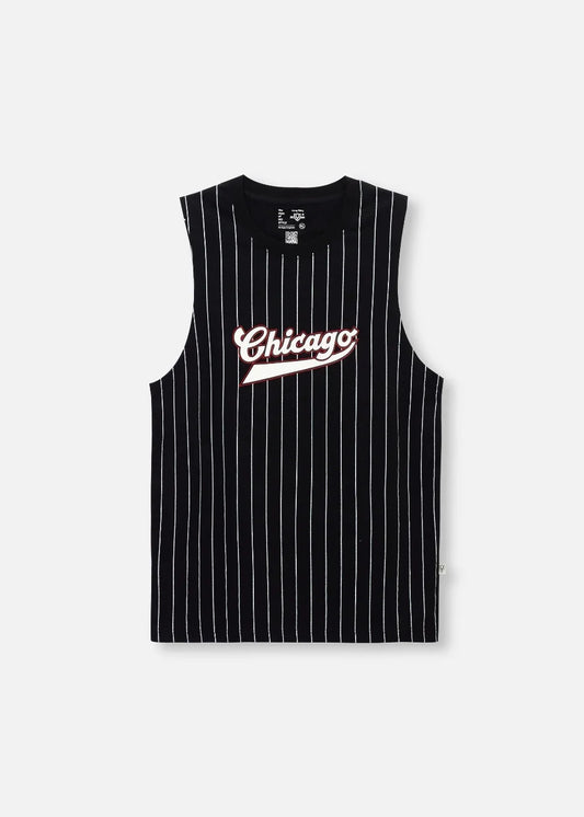 Áo Thun 3 Lỗ Sọc Cotton No Style M23 Đen - YaMe.vn