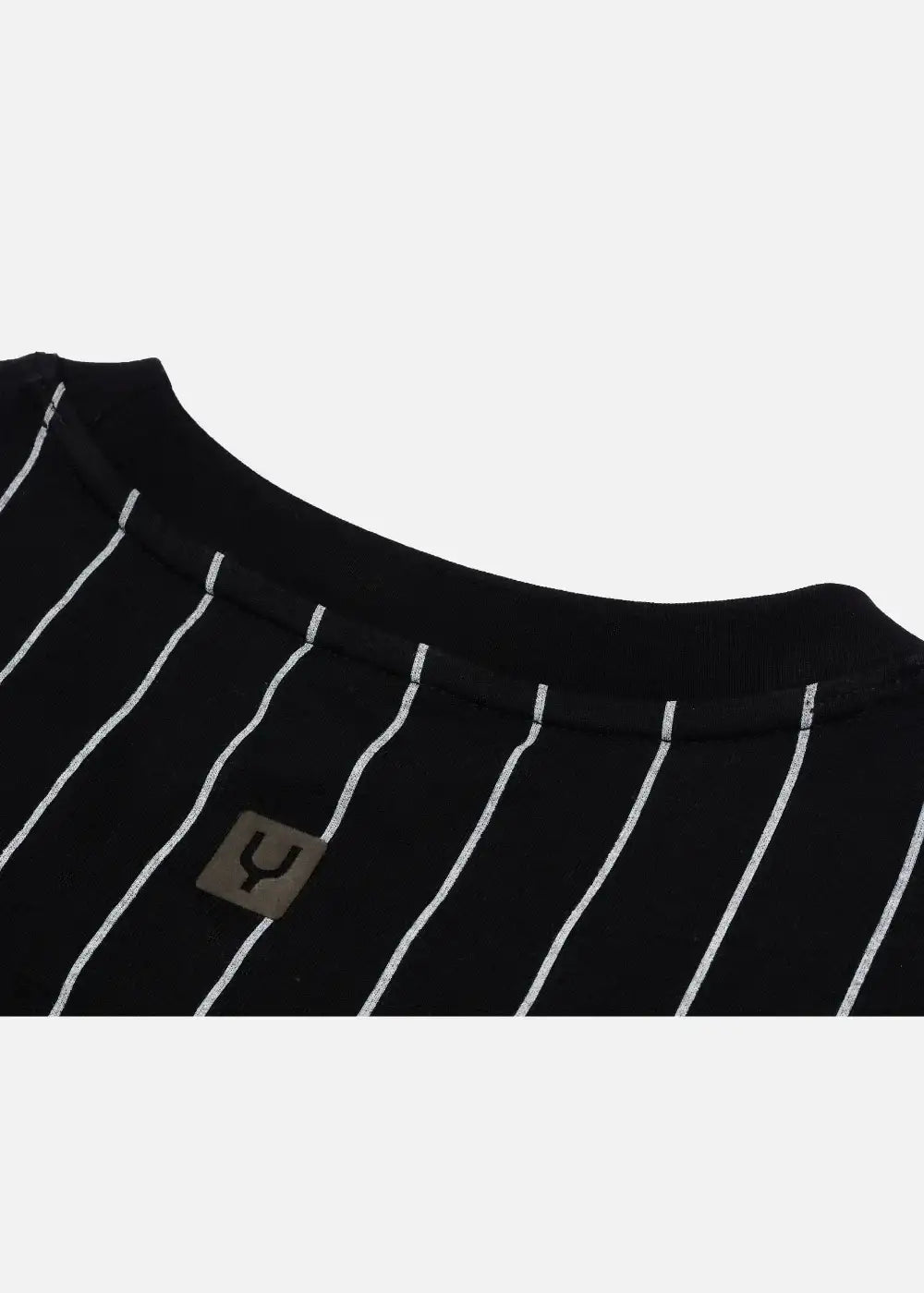 Áo Thun 3 Lỗ Sọc Cotton No Style M23 Đen - YaMe.vn