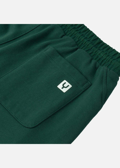 Quần Short Thun Mềm Mại 7 Inch No Style M89 Xanh Lá Đậm - YaMe.vn