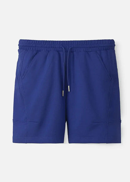 Quần Short Thun Mềm Mại 7 Inch No Style M89 Xanh Dương Đậm - YaMe.vn
