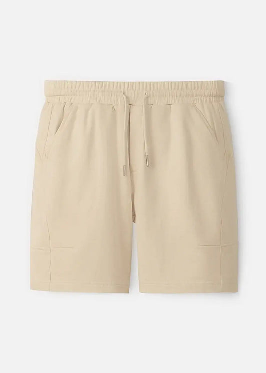 Quần Short Thun Mềm Mại 7 Inch No Style M89 Be - YaMe.vn