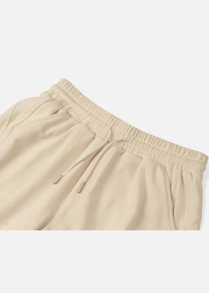 Quần Short Thun Mềm Mại 7 Inch No Style M89 Be - YaMe.vn