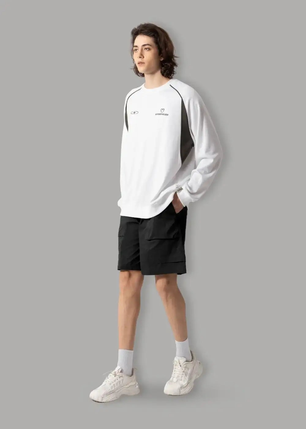 Quần Short 7 Inch Dù Trượt Nước No Style M90 Đen - YaMe.vn