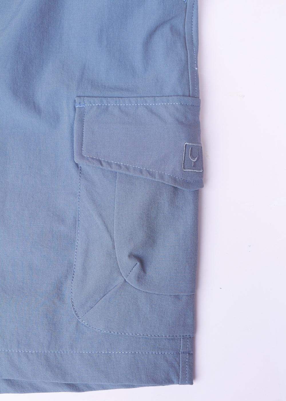 Quần Short Dù Co Giãn 7 Inch No Style M86 Xanh Dương - YaMe.vn